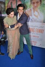 Deepika Padukone, Ranveer Singh at Finding Fanny success bash in Bandra, Mumbai on 15th Sept 2014